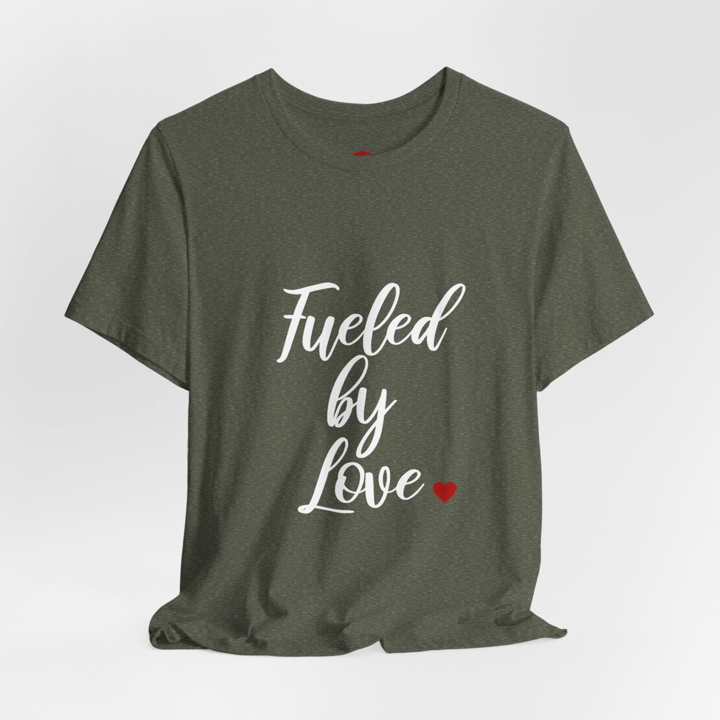 Fueled By Love Tee - Red Heart