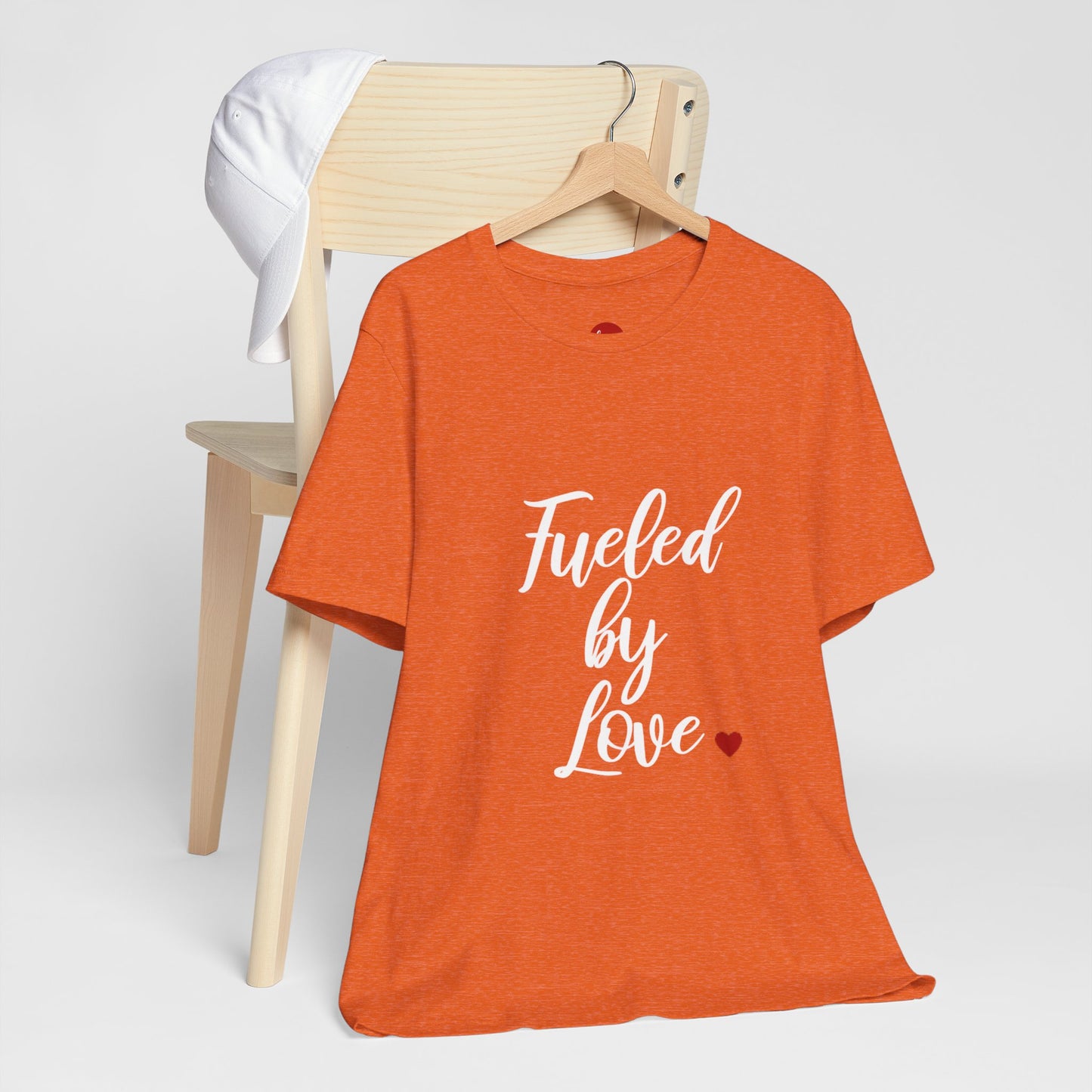 Fueled By Love Tee - Red Heart