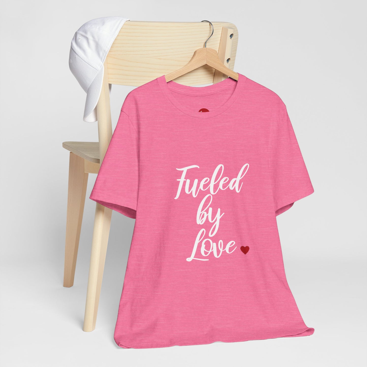 Fueled By Love Tee - Red Heart