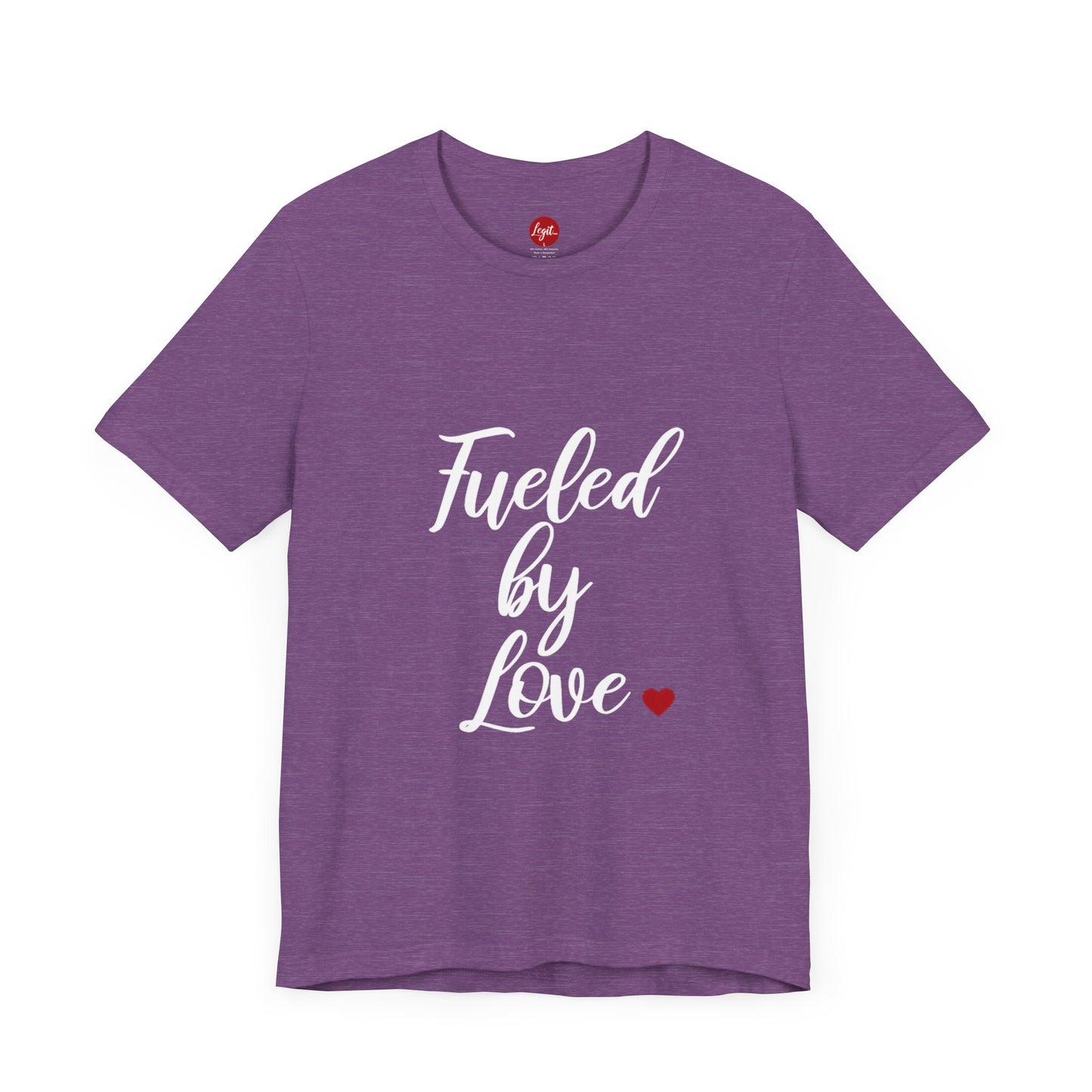 Fueled By Love Tee - Red Heart