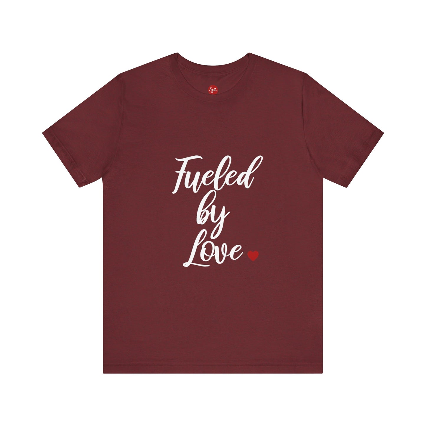 Fueled By Love Tee - Red Heart