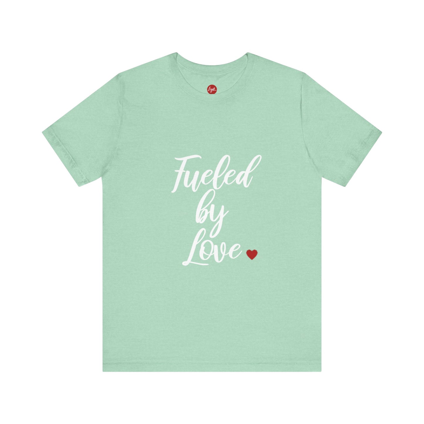 Fueled By Love Tee - Red Heart