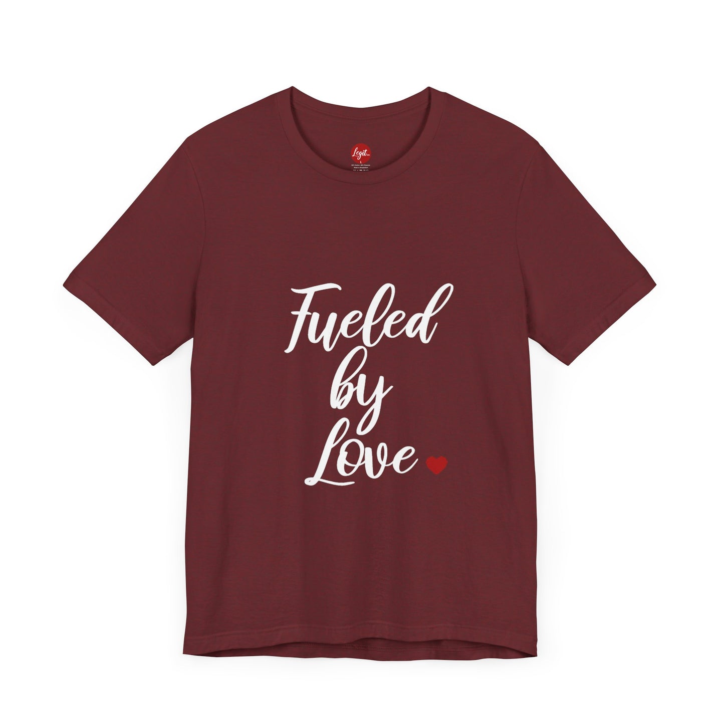 Fueled By Love Tee - Red Heart