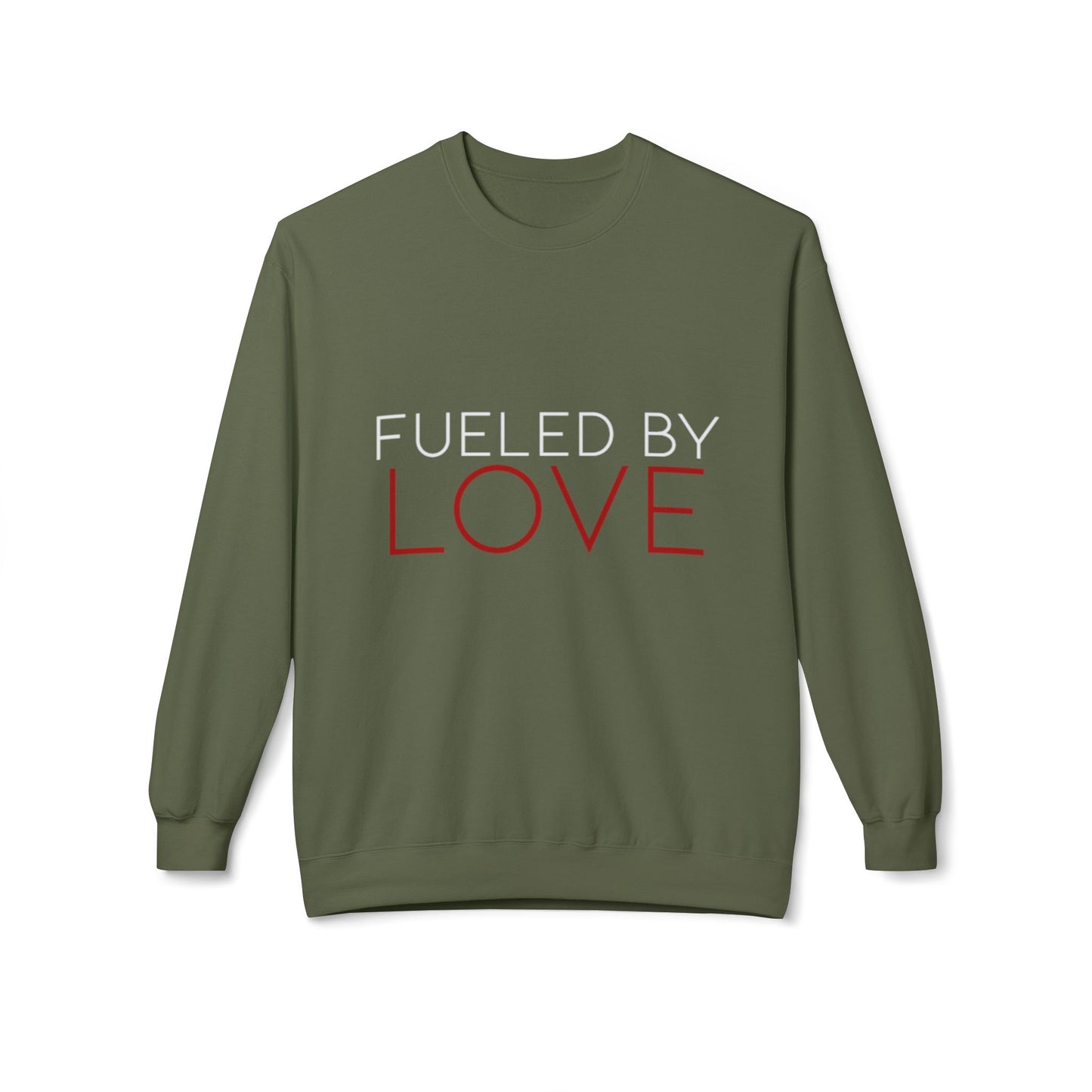 Fueled By Love Fleece Crewneck Sweatshirt