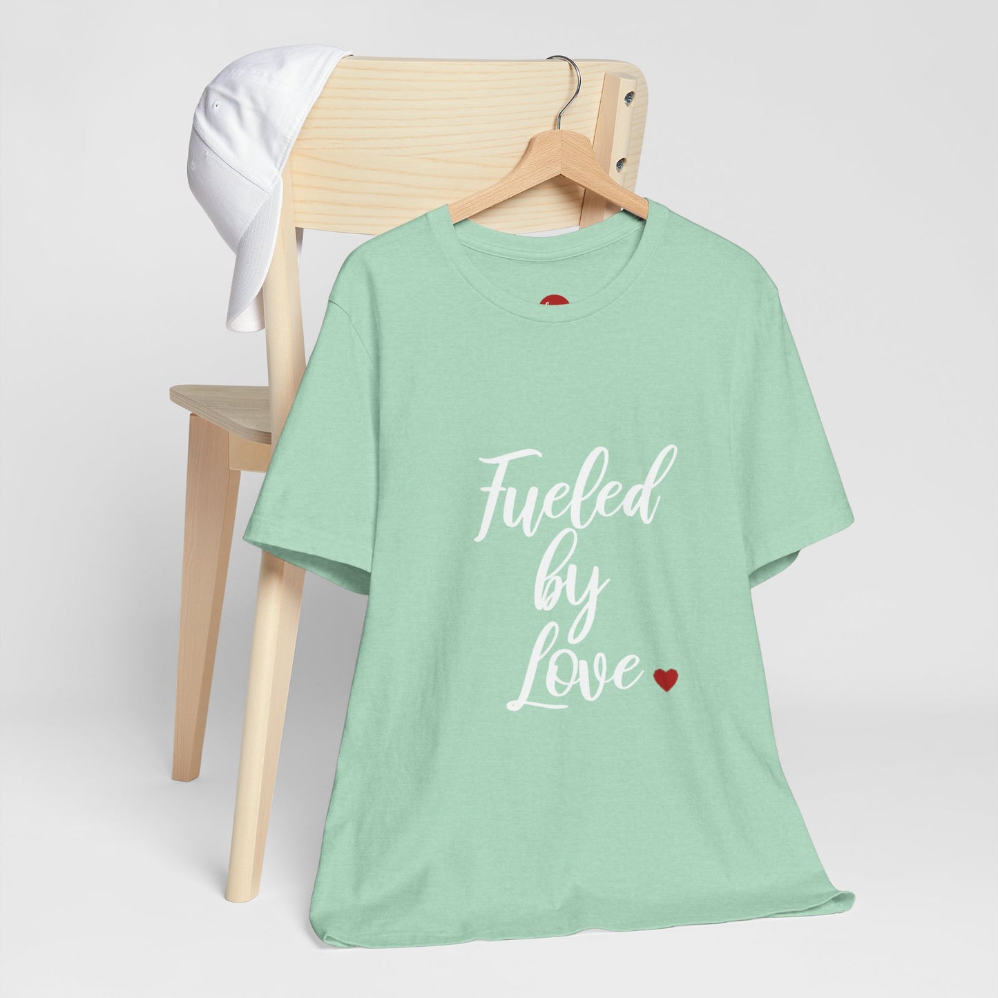 Fueled By Love Tee - Red Heart