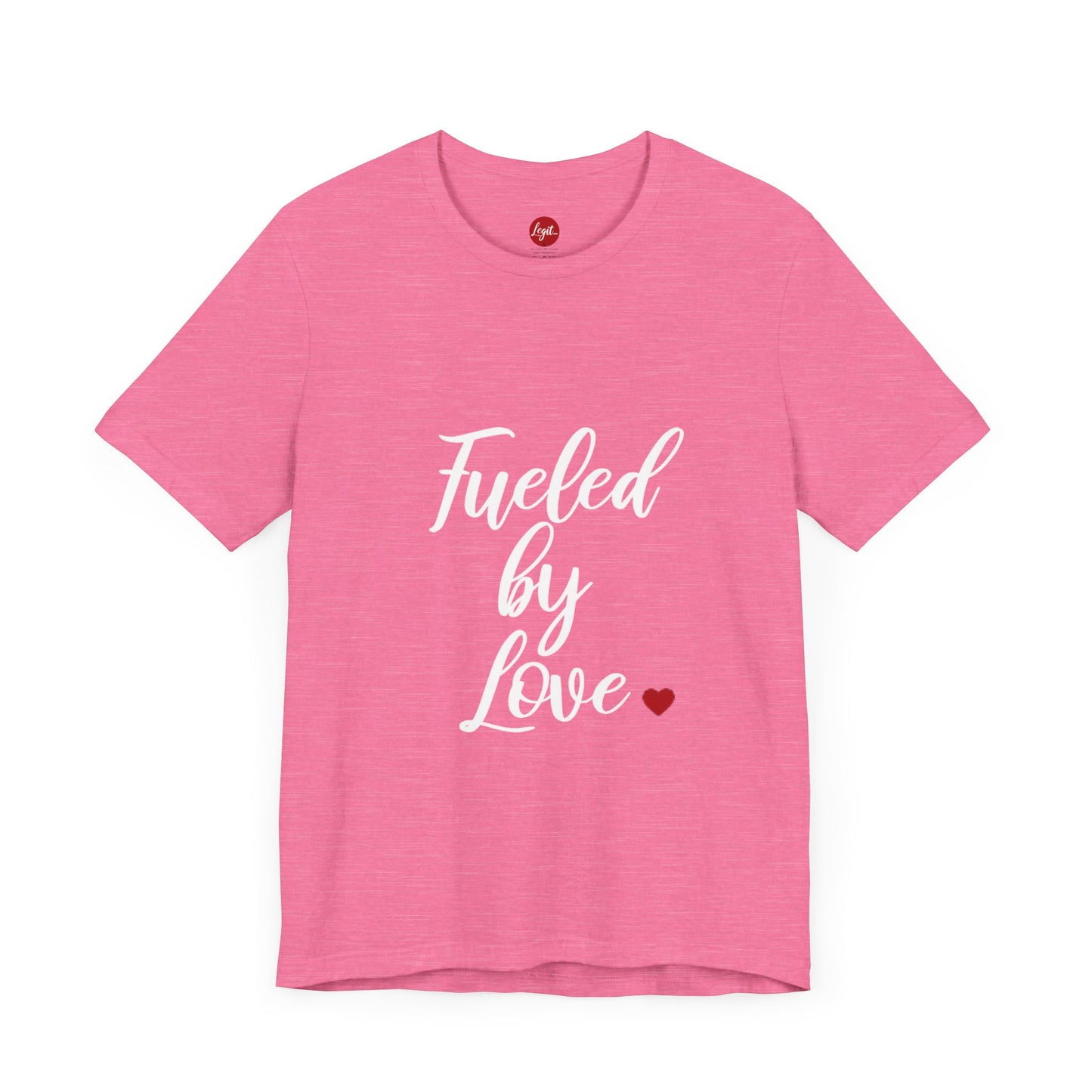 Fueled By Love Tee - Red Heart