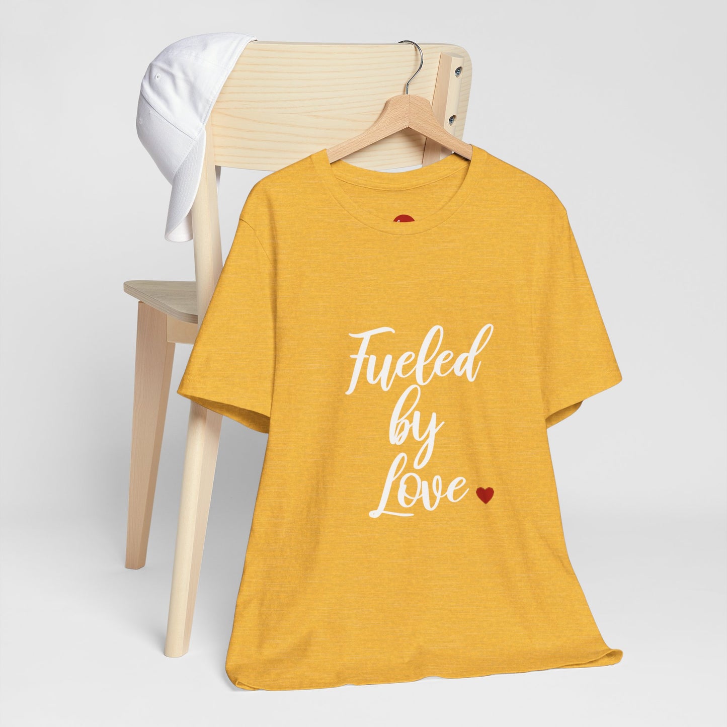 Fueled By Love Tee - Red Heart