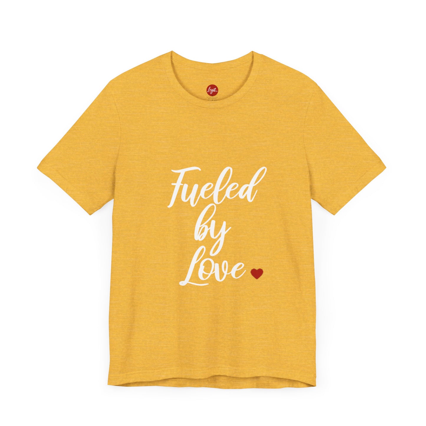 Fueled By Love Tee - Red Heart